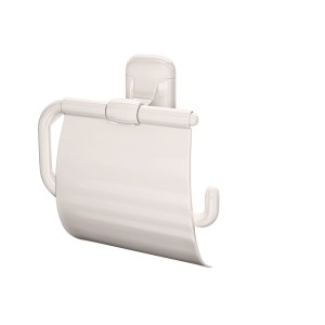 PAPELEIRA ACRILICA BRANCA C/BUCHA MODELAR