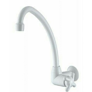 TORNEIRA BICA MOVEL PAREDE COZINHA BRANCA VALEPLAST 47023