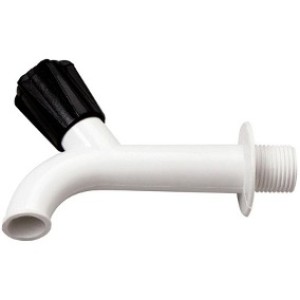 TORNEIRA PIA RETA BRANCA ALAVANCA 1/2 CRE 18CM LUCONI 2071 (EMB:06PÇ)