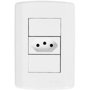 PLUZIE CONJ MODULAR 1 TOMADA 2P+T 20A 7212