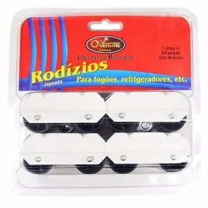 RODIZIO CHAPA GELAD/ FOGAO METAL BRANCO OVERTIME 140001