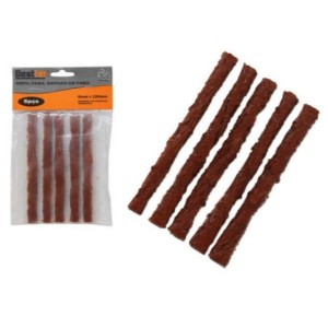 REFIL REPARO PNEU DE CARRO 6MM X 10CM 5PÇ BESTFER BFH1329