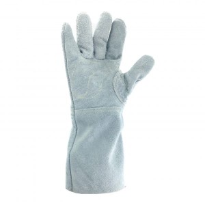 LUVA DE RASPA PROFISSIONAL PUNHO 15 PLASTCOR 01477 (EMB:10 PARES)