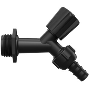 TORNEIRA JARDIM PRETA SLIM 1/2