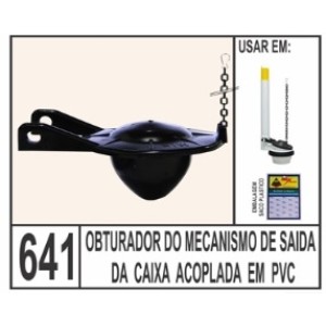 REPARO CAIXA ACOPLADA 640 OBTURADOR SAIDA MIX PLASTIK