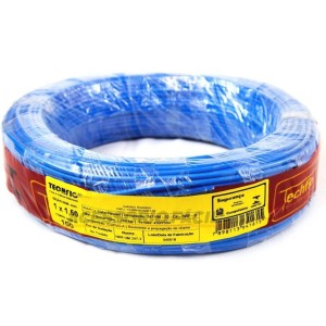 FIO CABO FLEXIVEL 1,5MM 100M TECHFIO 002 AZUL