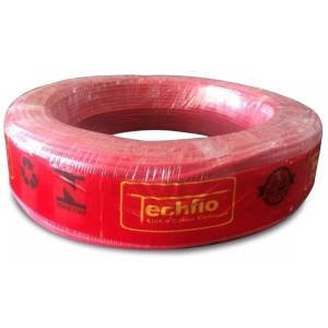 FIO CABO FLEXIVEL 1,5MM 100M TECHFIO 006 VERMELHO