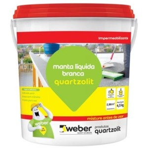 QUARTZOLIT MANTA LIQUIDA BRANCA BALDE 18L