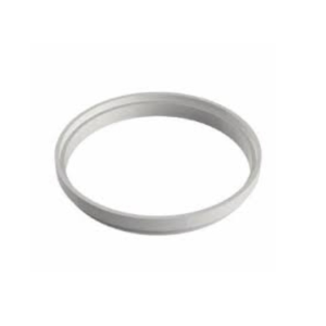 PORTA GRELHA PVC BRANCO REDONDO 150MM LUCONI 2346