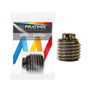 RESISTENCIA TIPO CORONA GORDUCHA 3T 5400W 127V PRATIMIX CG0154