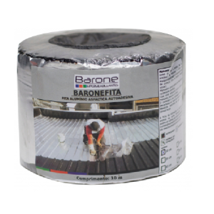 FITA MANTA ALUMINIO 10CM X 10M BARONE 21161