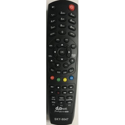 CONTROLE REMOTO RECEPTOR DUOSAT TREND HD 7491