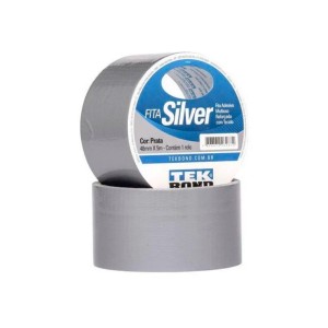 FITA SILVER TAPE PRATA 48MM X 25M TEKBOND