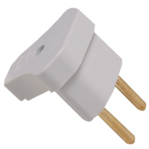 PINO MACHO TRIANGULO 2P 10A BRANCO PACO 283 (PCT:10UN)