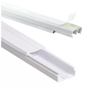 CANALETA 20X10X2000MM BR C/ FITA DUPLA FACE STECK (CX:25UN)