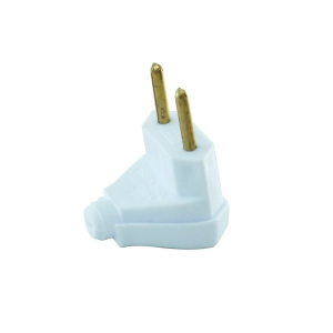 PINO MACHO TRIANGULAR 2P 10A BRANCO ILUMI 1443 (PCT:10UN)