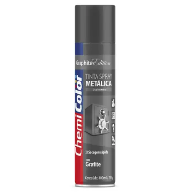 SPRAY TINTA METALICO GRAFITE CHEMICOLOR 400ML 680137