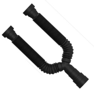 SIFAO DUPLO PVC PRETO 72CM FERE 702406