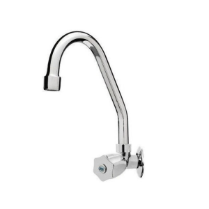 TORNEIRA 1168  BICA MOVEL COZINHA PAREDE METAL LIGHT 1/4V C-50 ALPHA TBPL03