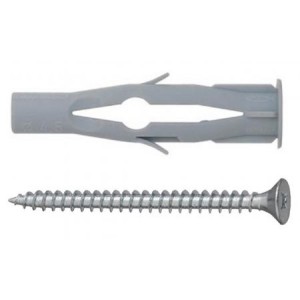 BUCHA TIJOLO BAIANO C/PARAF. 06MM IVPLAST (PCT:100PC)