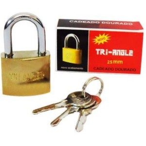 CADEADO 15MM TRI ANGLE (EMB:12PÇ)