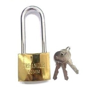 CADEADO 38MM HASTE LONGA TRI ANGLE (EMB:06PÇ)