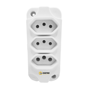 JETCON TOMADA EM BARRA TRIPLA10A JCX3312