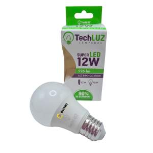TECH LUZ LAMPADA LED 12W 6500K 10602