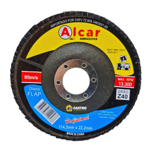 DISCO FLAP 114,3X22,2MM GR 040 ALCAR