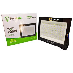 TECH LUZ REFLETOR 200W 6500K BIVOLT