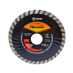 SPARTA DISCO DE CORTE DIAMANTADO TURBO 4