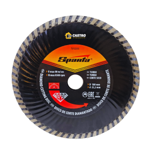 SPARTA DISCO DE CORTE DIAMANTADO TURBO 7