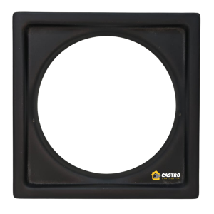 SS METAIS PORTA GRELHA INOX QUADRADA 100MM BLACK 1047