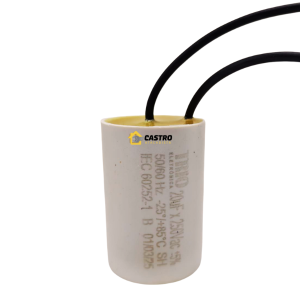 CAPACITOR PORTA0/TANQUINHO 2 FIOS 20UF 250V (PCT:05UN.)