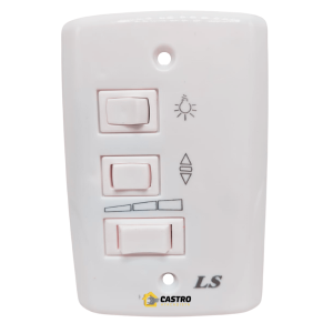 CONTROLE VENT. TETO LUZ-L/D-VELOC. 127V C/ CAPACITOR RSC 1331