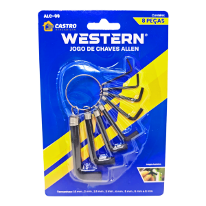 WESTERN CHAVE ALLEN 1,5-06MM 08PÇS ALC-09