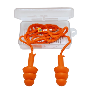 GLOBAL PROTETOR AURICULAR LARANJA C/ CORDAO EMBAL 10PÇS