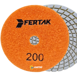 FERTAK DISCO DE LIXA DIAMANTADA ADERENTE GR 200 2964