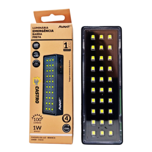 AVANT LUMINARIA DE EMERGENCIA 30LEDS 1W 6000K 