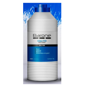 COLA BRANCA PVA MULTIUSO 1KG BARONE 22747