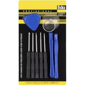 CHAVE DE PRECISAO CELULAR 10PÇS EDA 9YX