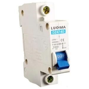 DISJUNTOR DIN UNIPOLAR 50A LUKMA