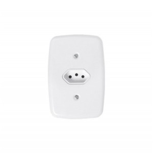 PLUZIE 1 TOMADA 2P+T 20A 250V C/ PLACA 3212